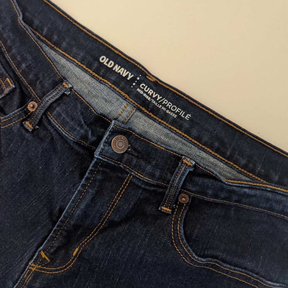 Old Navy CURVY MID RISE Jeans